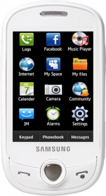   samsung gt-c3510 white